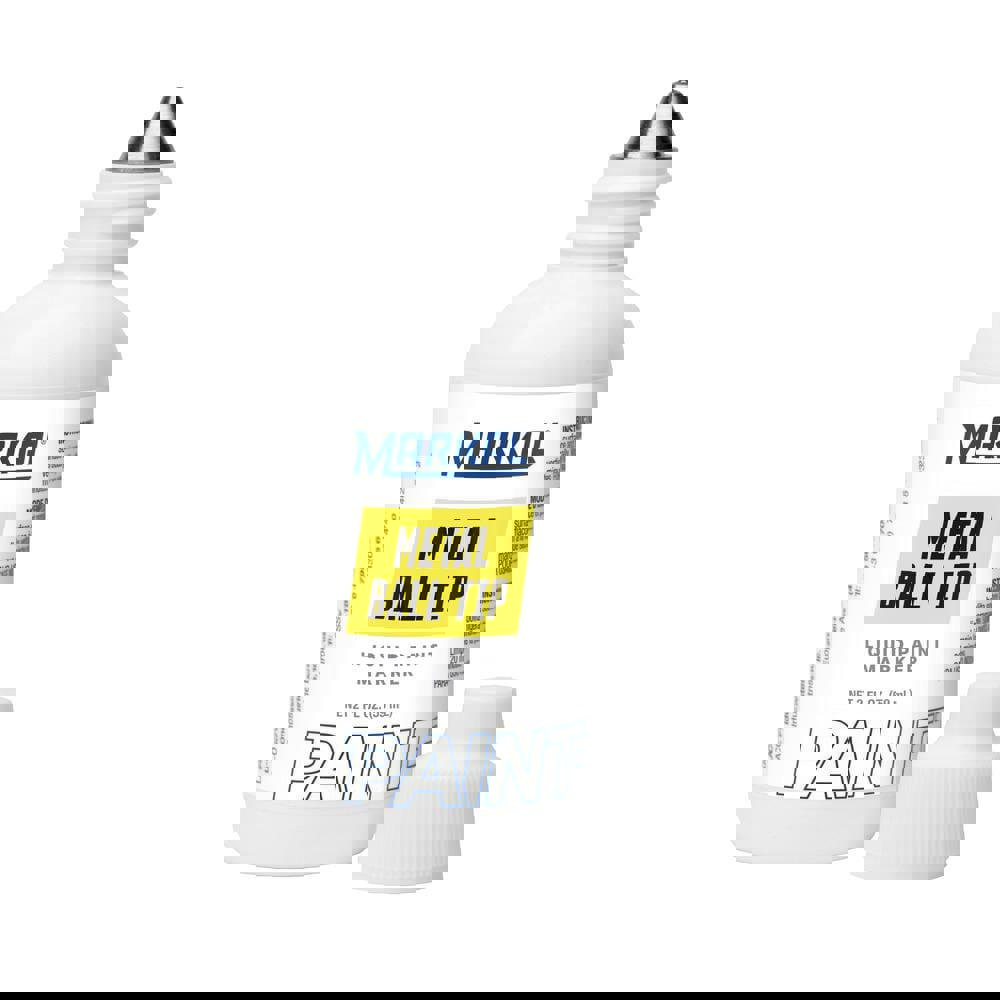 Metal roller ball marker for multiple surfaces